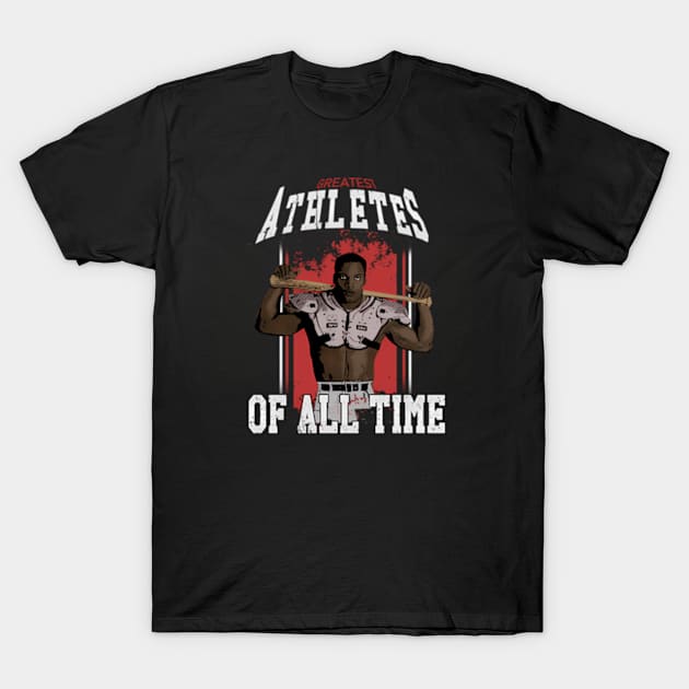 est Athletes Of All Time Bo Jackson T-Shirt by caravalo